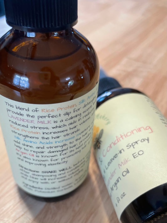 Protein & Conditioning Detangling Leave-in Spray with Rice Protein & Lavender Milk EO