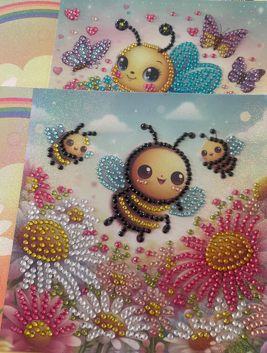 Honeybee Diamond Art Cards (6-pack)