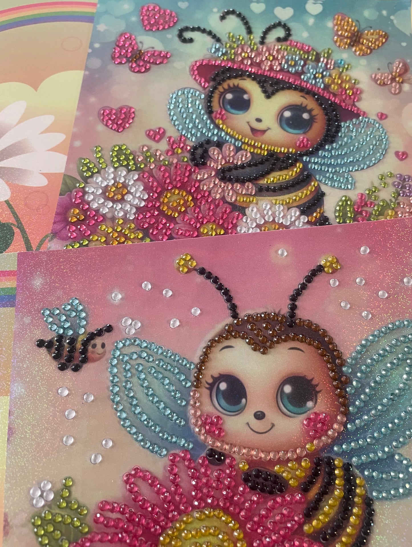 Honeybee Diamond Art Cards (6-pack)