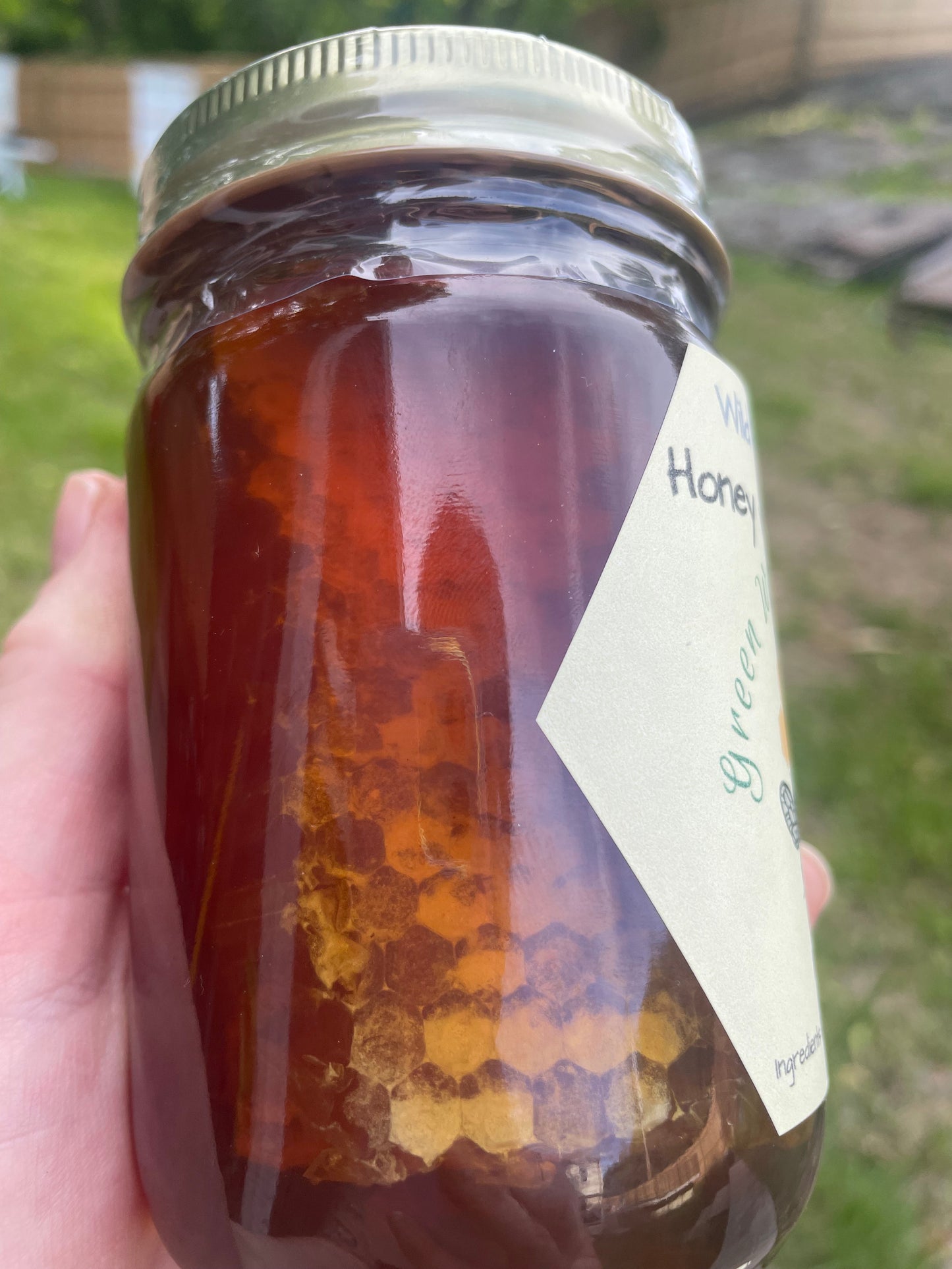 Wildflower Honey with Comb Raw-Unfiltered