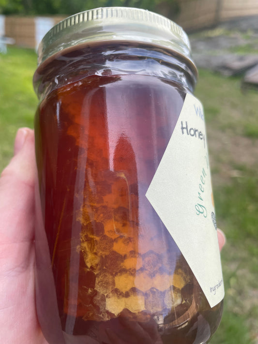 Wildflower Honey with Comb Raw-Unfiltered