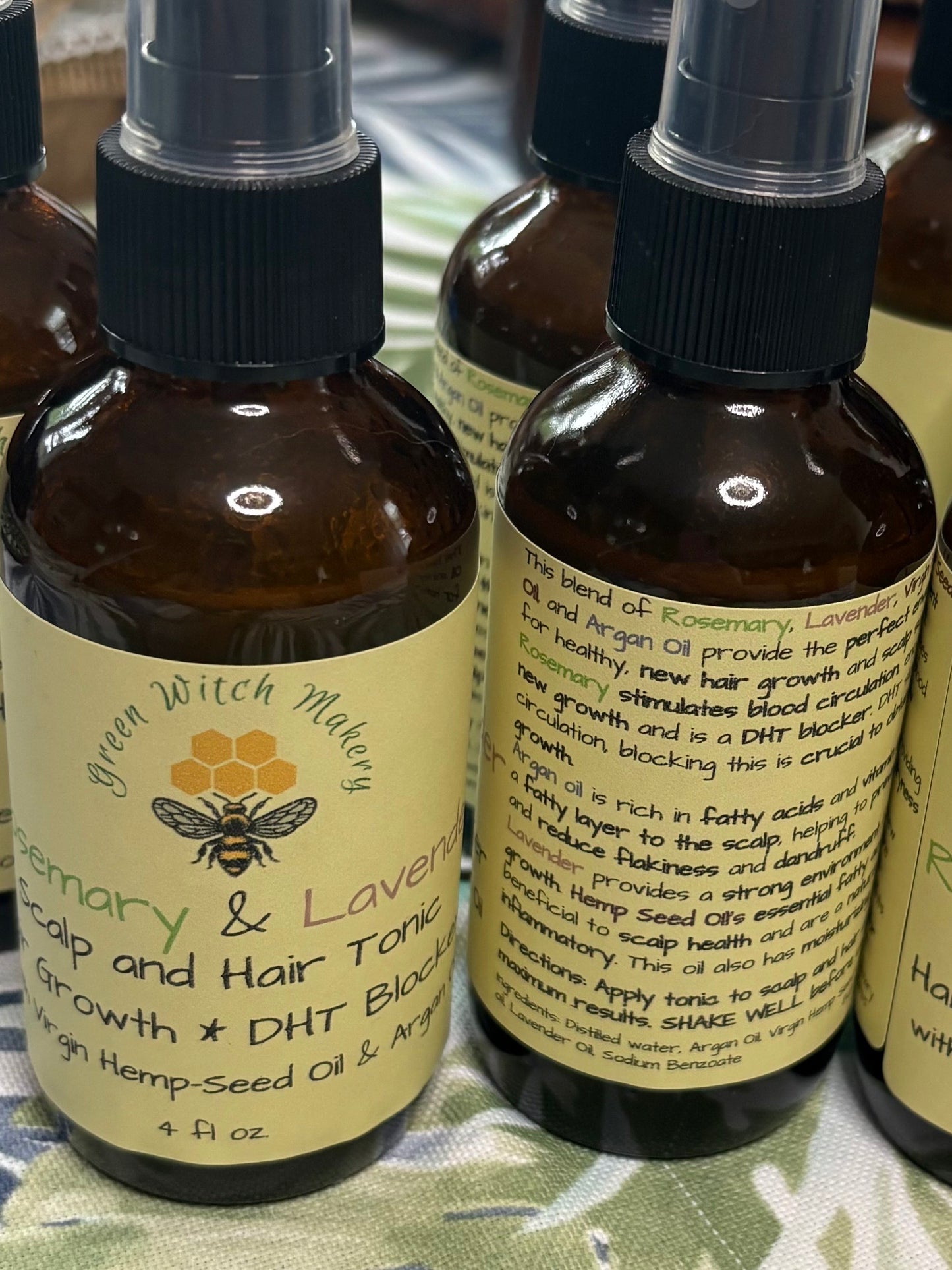 Rosemary & Lavender Scalp and Hair Tonic NEW GROWTH * DHT BLOCKER