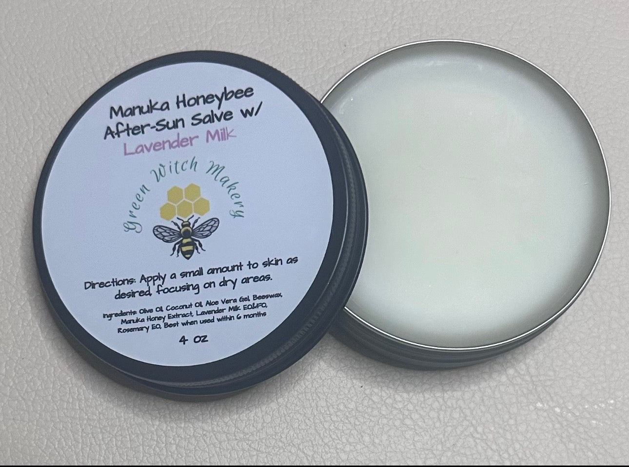 Manuka Honeybee After-Sun Salve w/ Lavender Milk