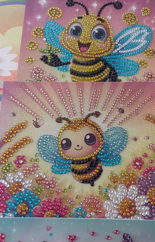 Honeybee Diamond Art Cards (6-pack)